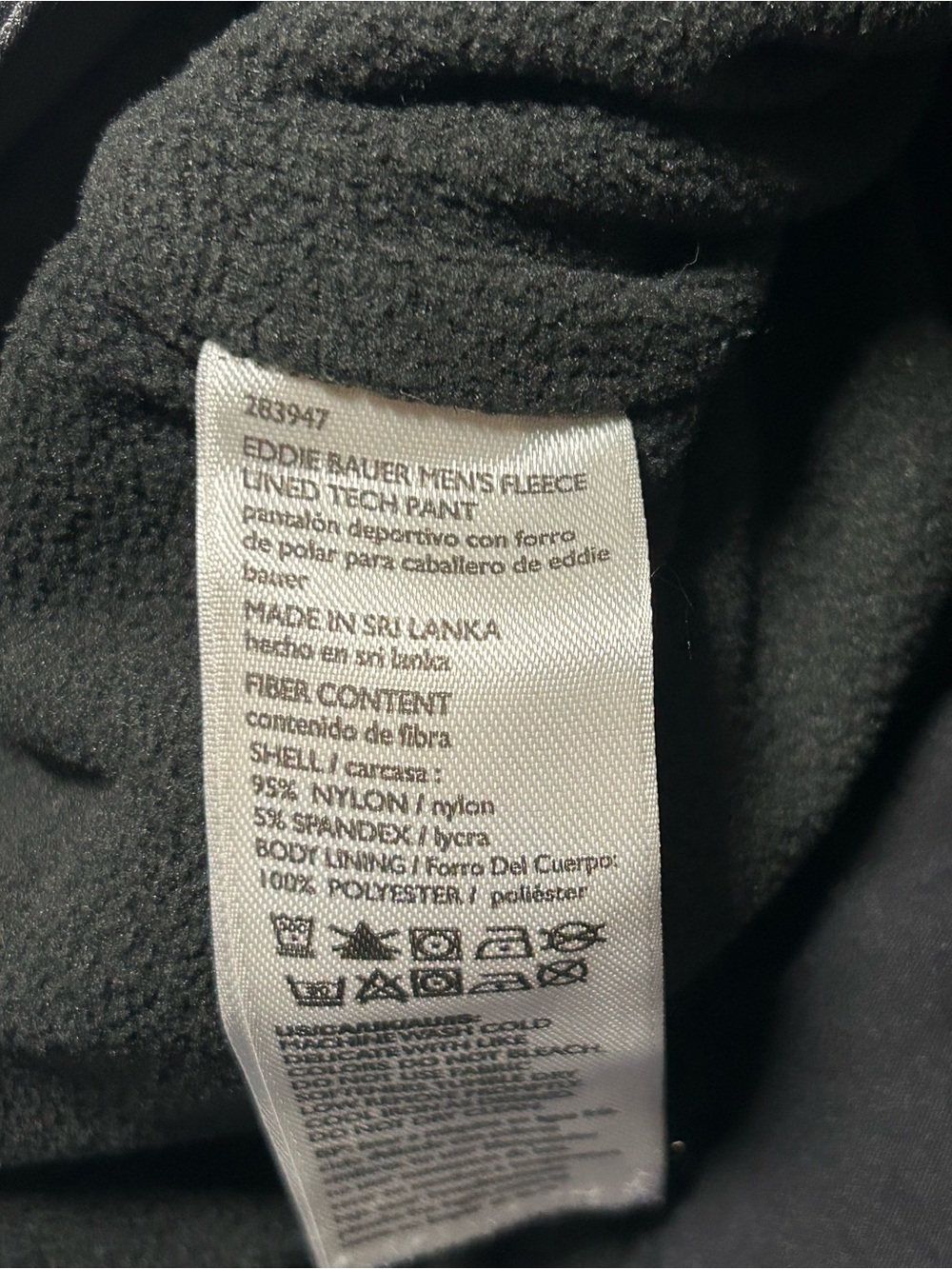 Eddie Bauer Black Men's Pants - Picture 3 of 9